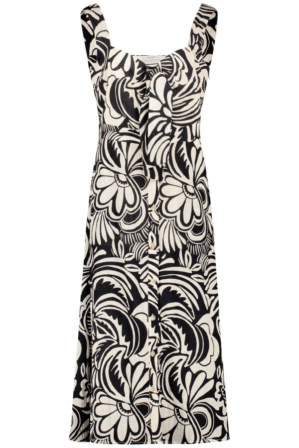 Платье с цветочным принтом