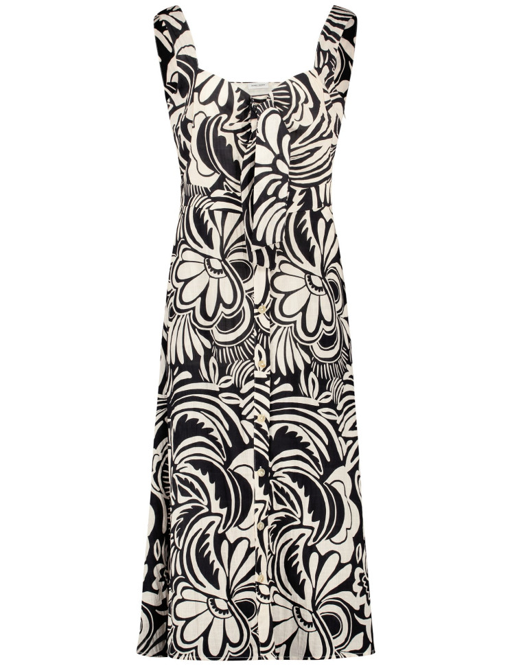 Платье с цветочным принтом