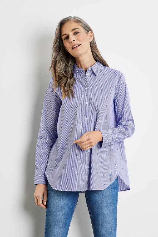 Рубашка удлиненная