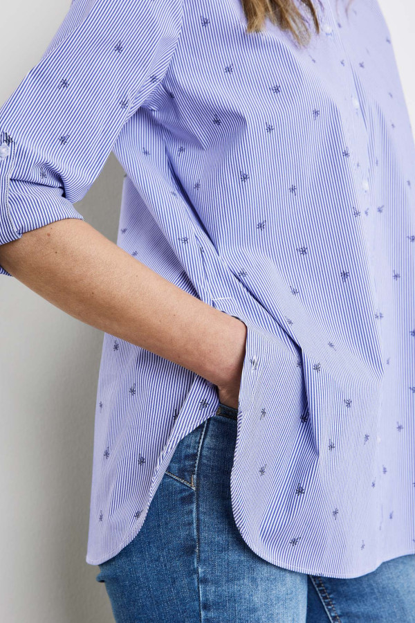 Рубашка удлиненная