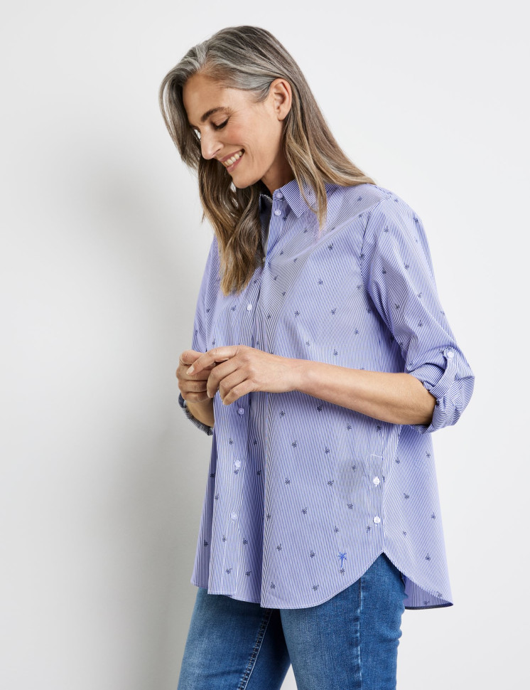 Рубашка удлиненная