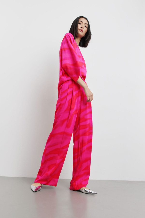 Брюки широкие