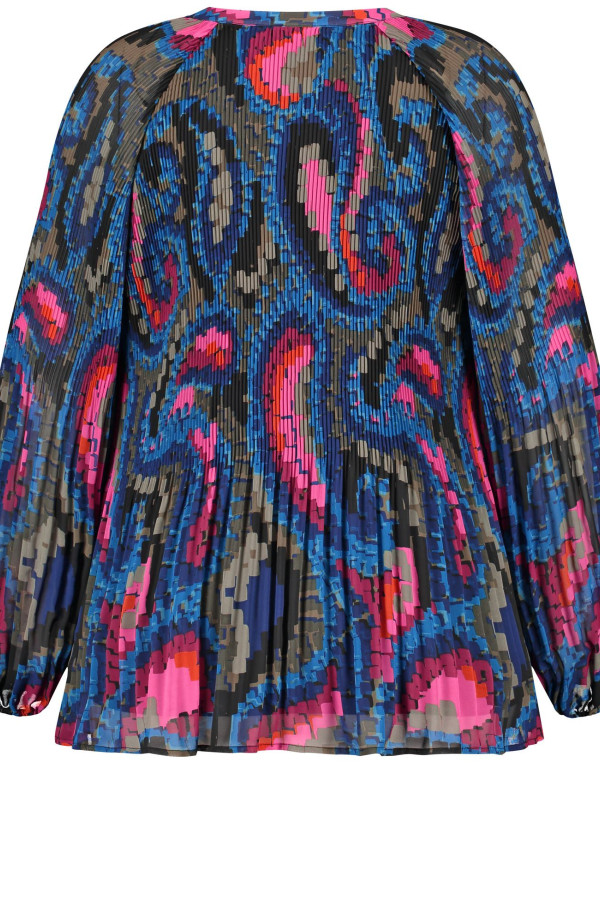 Блузка из плиссированной ткани