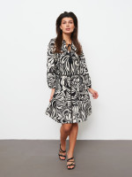 Платье с цветочным принтом