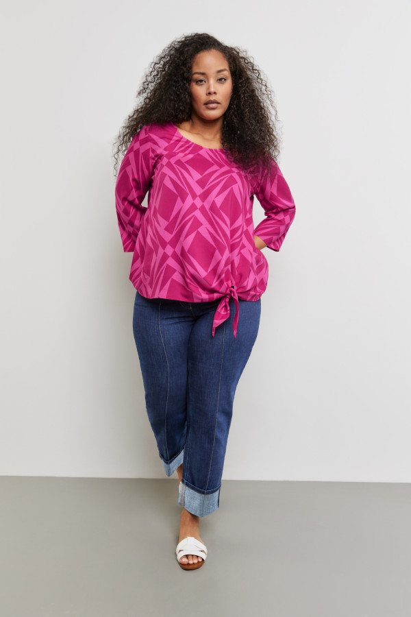 Лонгслив с завязками