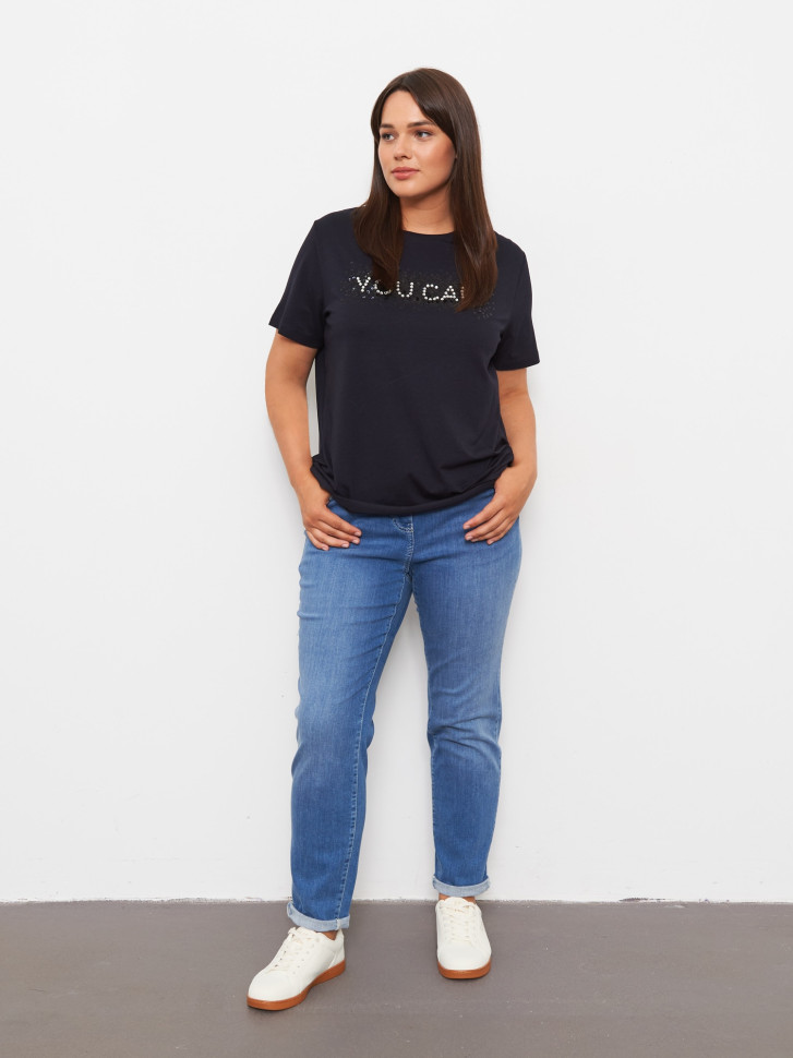 Джинсы зауженные