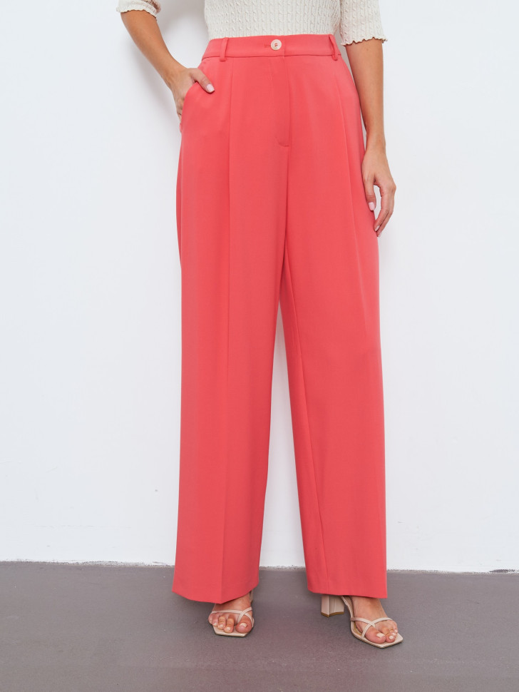 Брюки широкие