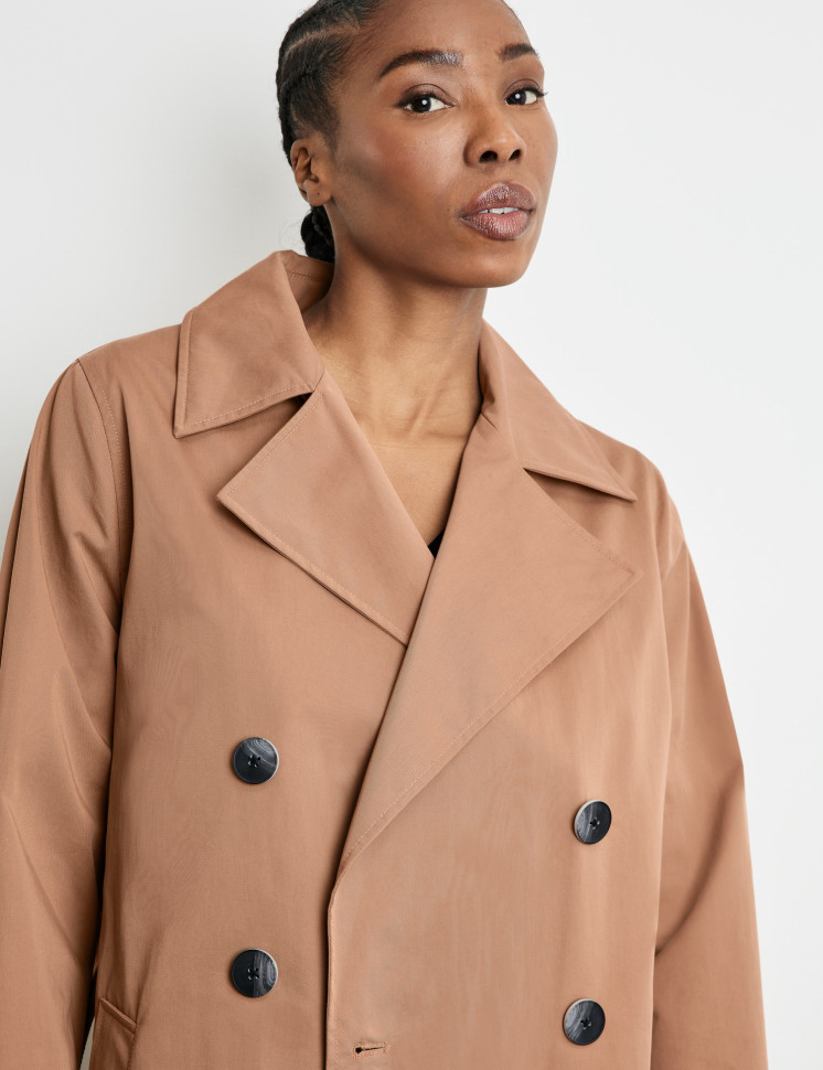 Тренч двубортный