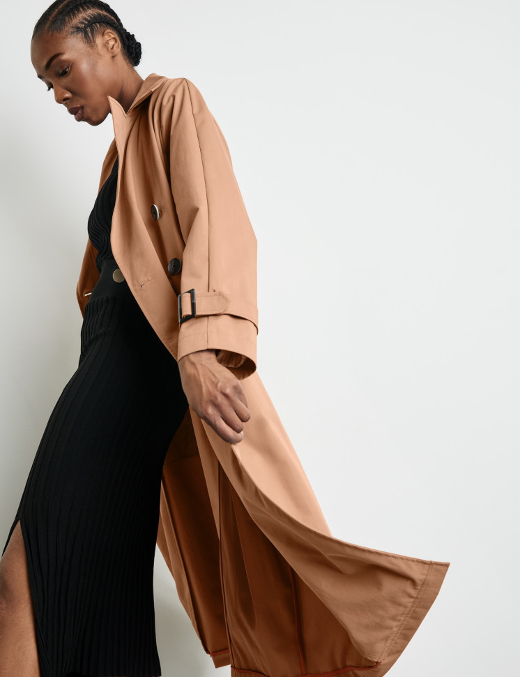 Тренч двубортный