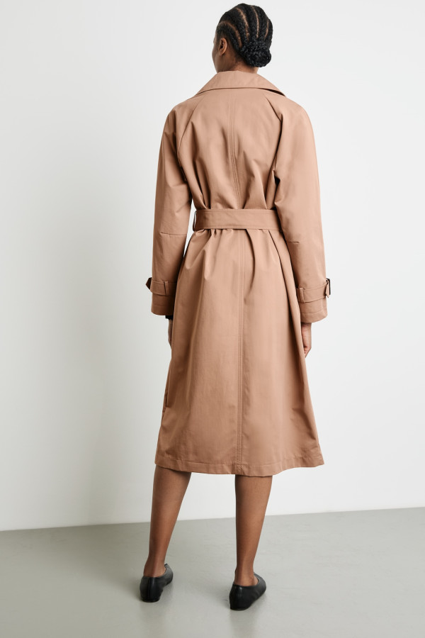 Тренч двубортный