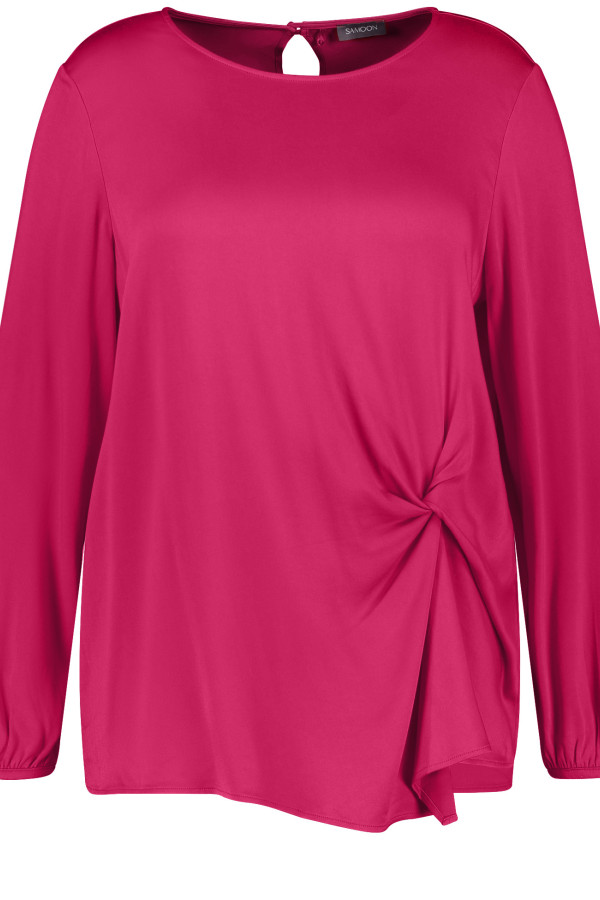 Блузка с драпировкой