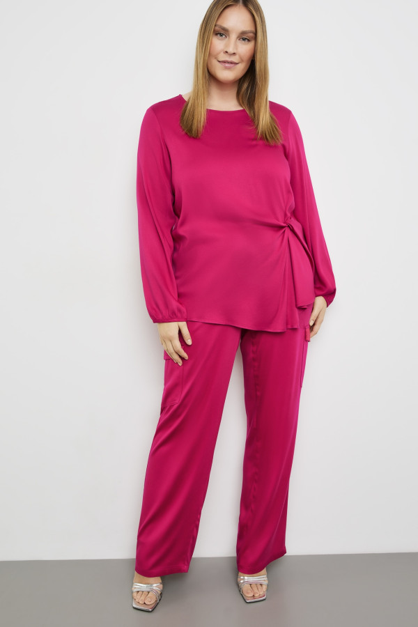 Блузка с драпировкой