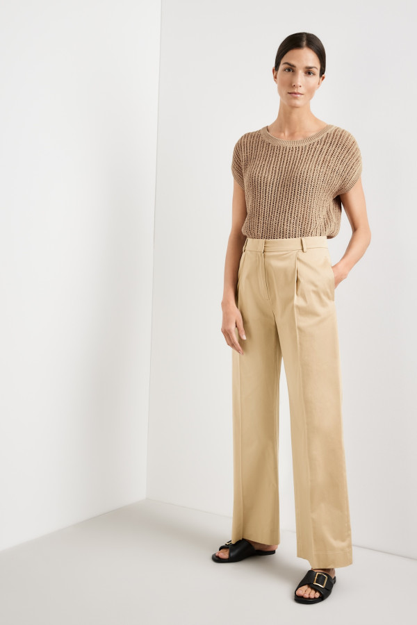 Брюки широкие