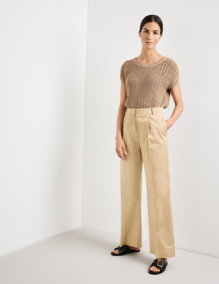 Брюки широкие