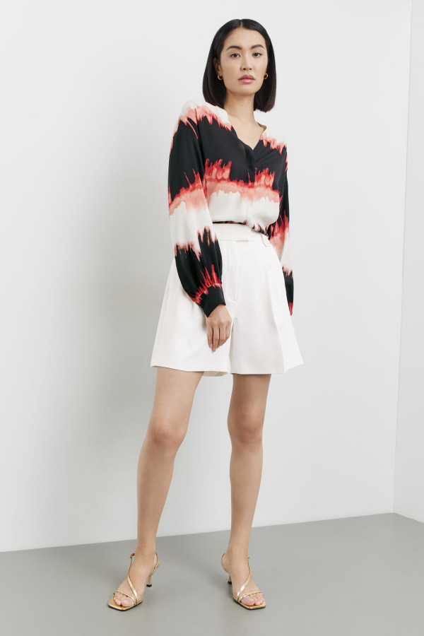 Шорты из костюмной ткани