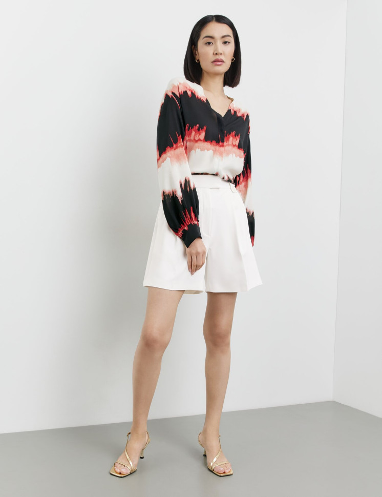 Шорты из костюмной ткани