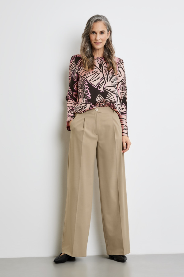 Брюки широкие