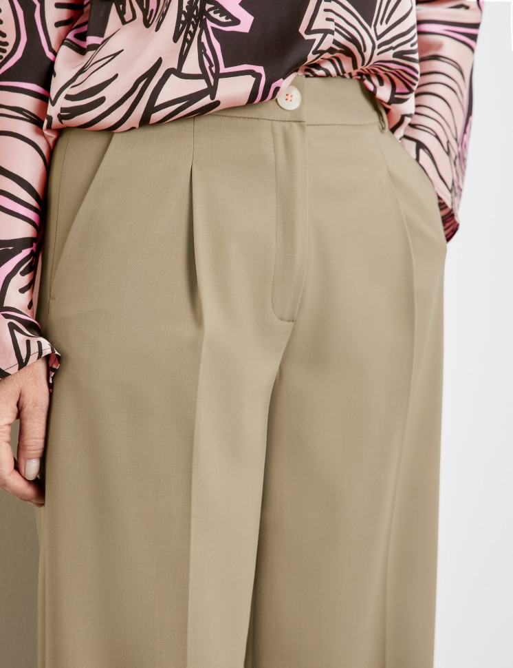 Брюки широкие