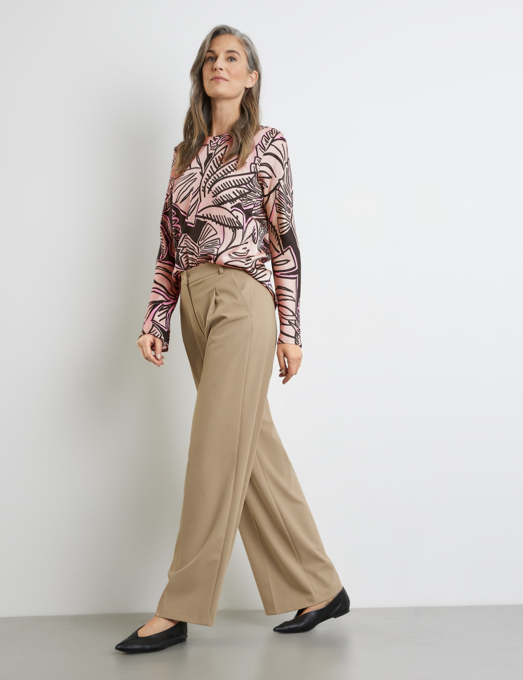 Брюки широкие