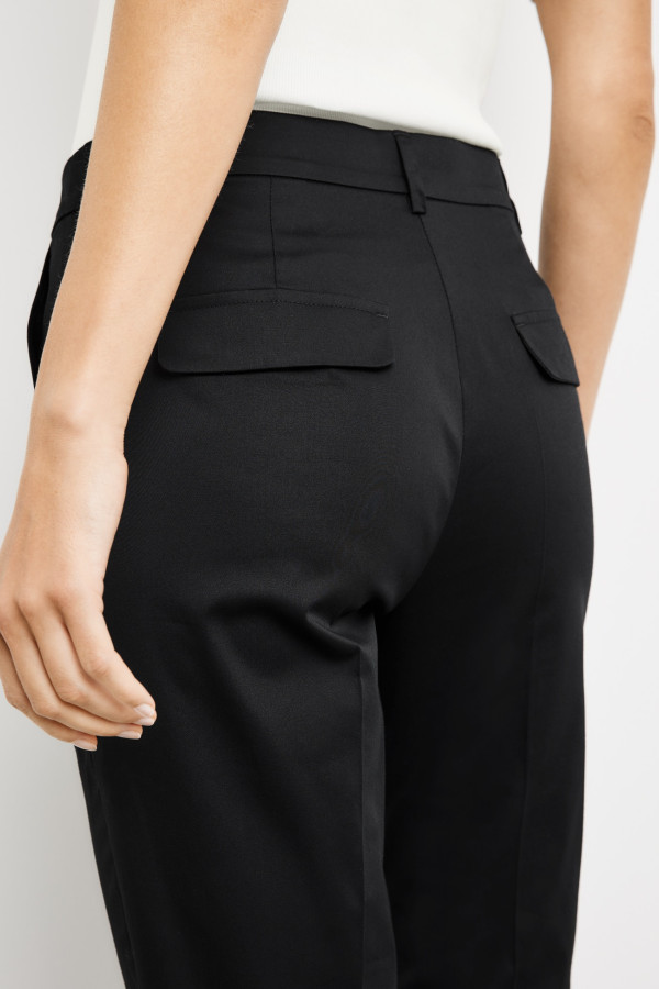 Брюки клеш укороченные