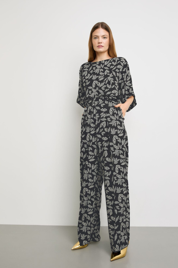 Брюки широкие