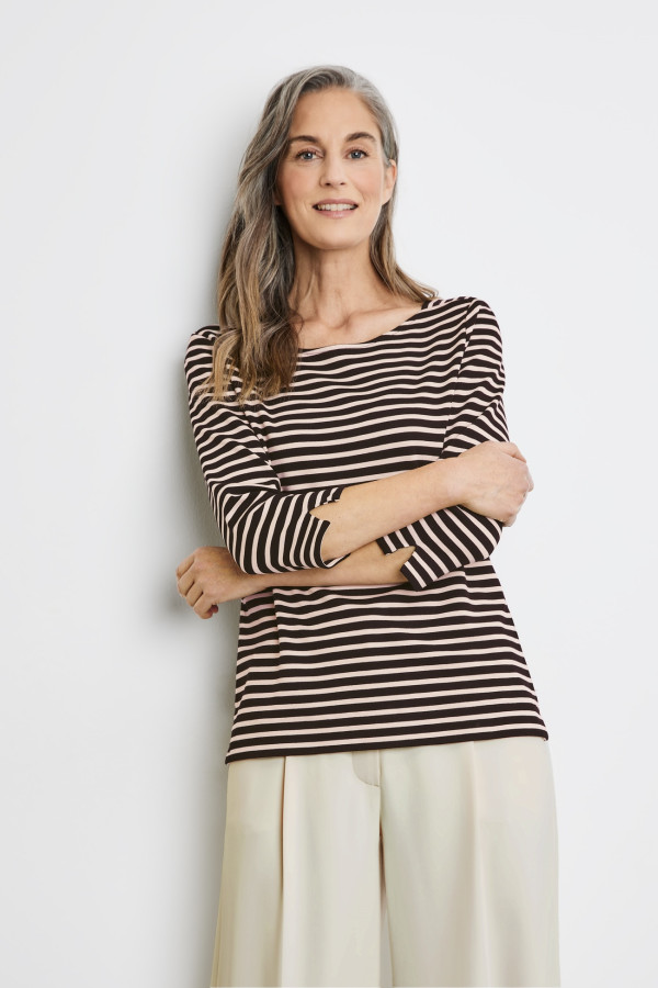 Лонгслив в полоску