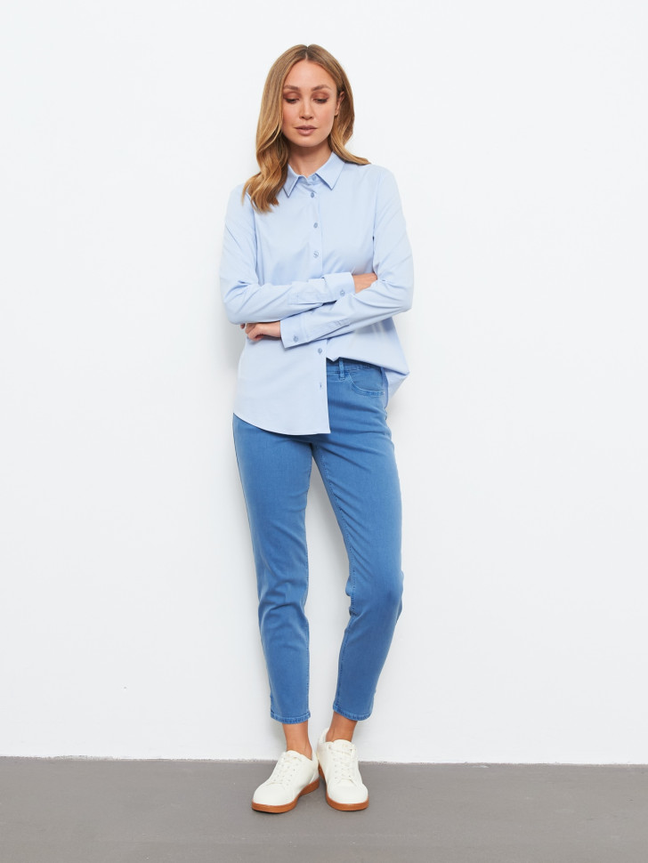 Джинсы зауженные