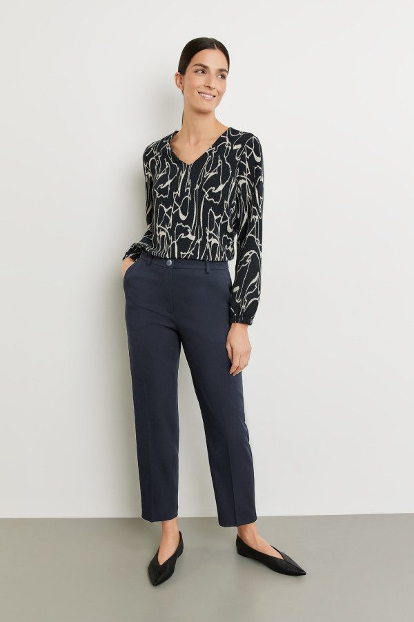 Брюки прямого кроя