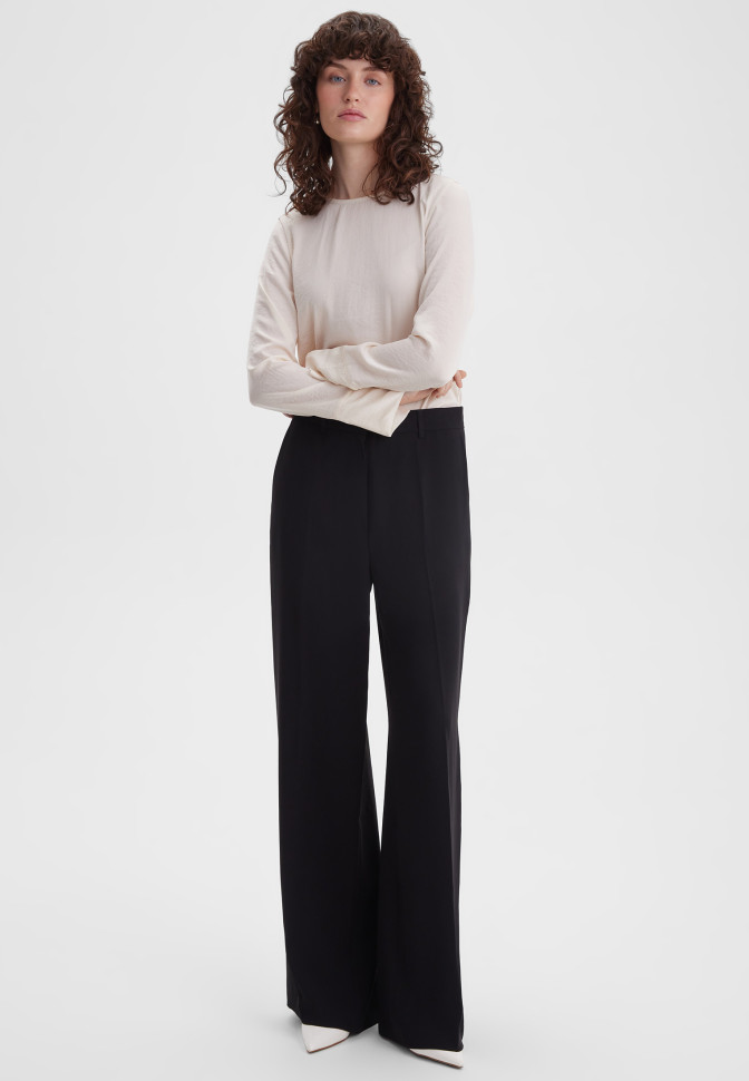 Брюки широкие