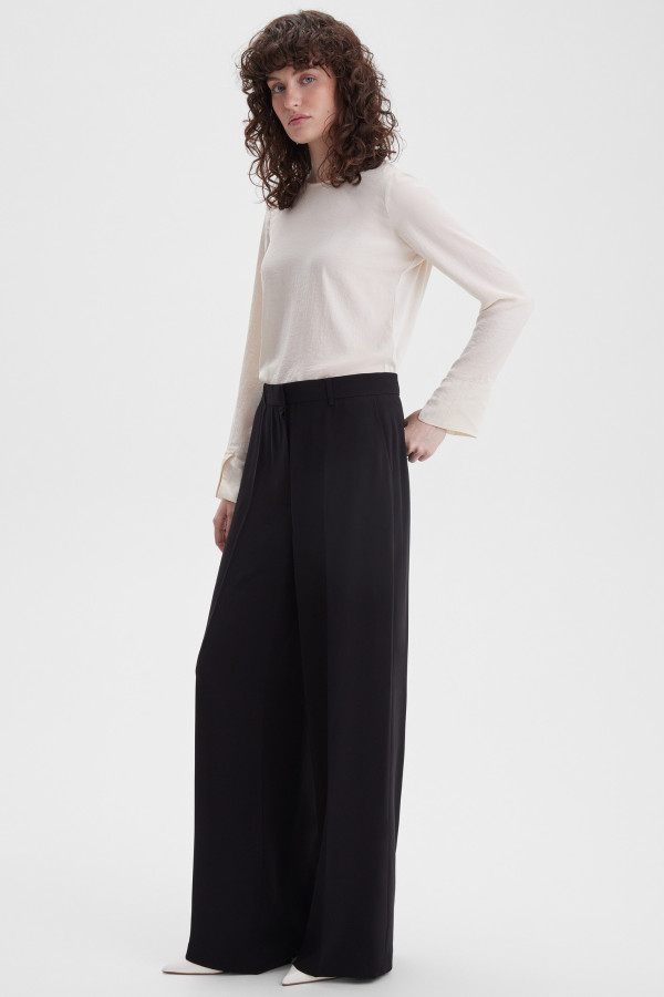 Брюки широкие