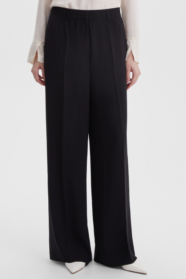 Брюки широкие