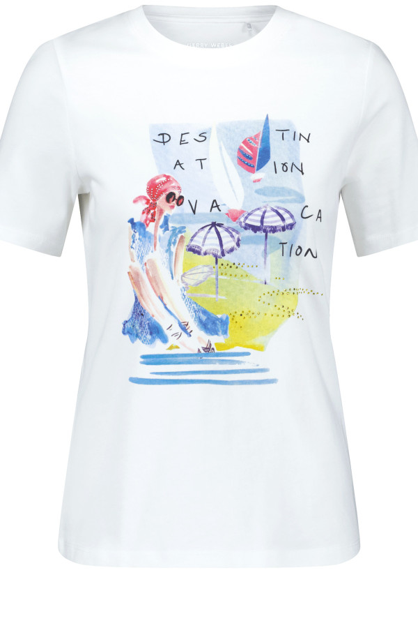 Футболка с принтом