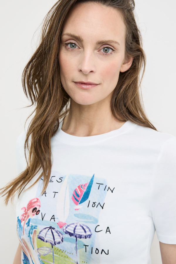 Футболка с принтом