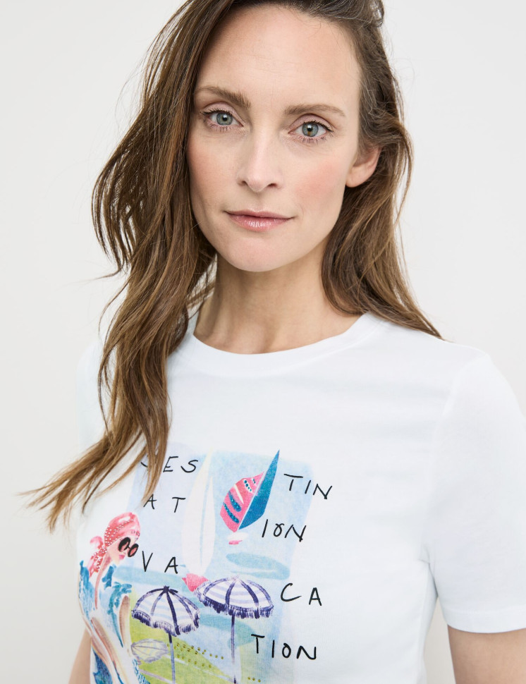 Футболка с принтом