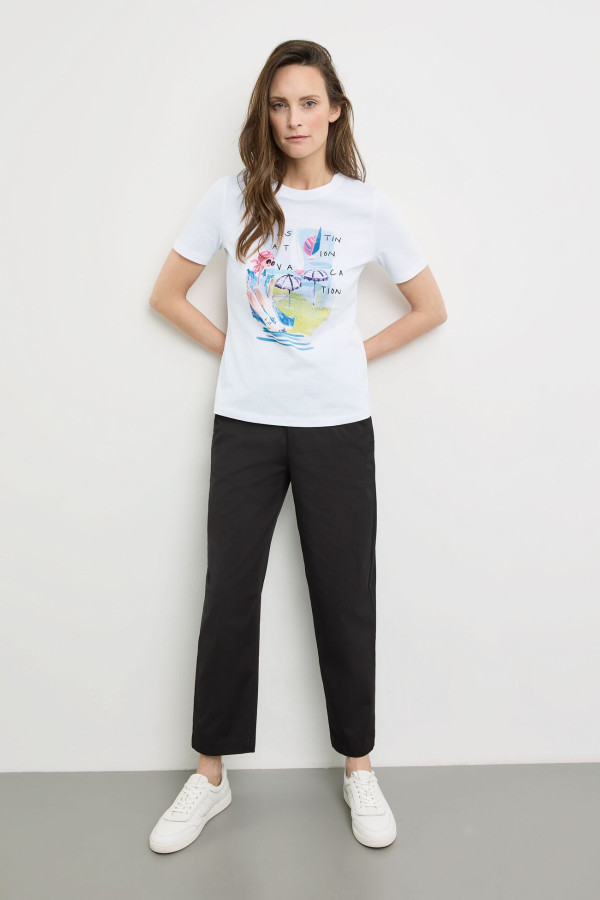 Футболка с принтом