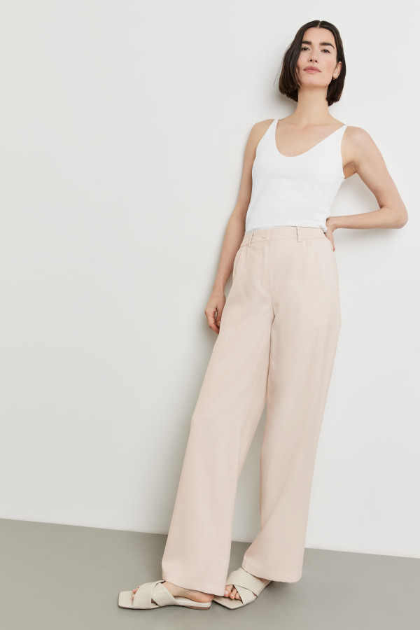 Брюки широкие