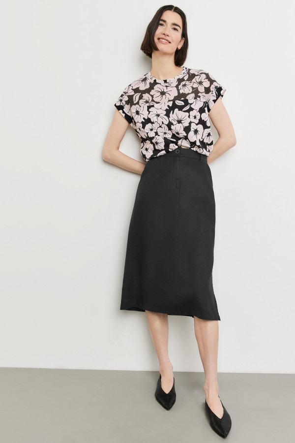 Юбка изо льна