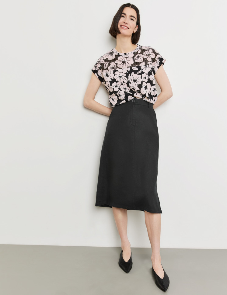 Юбка изо льна