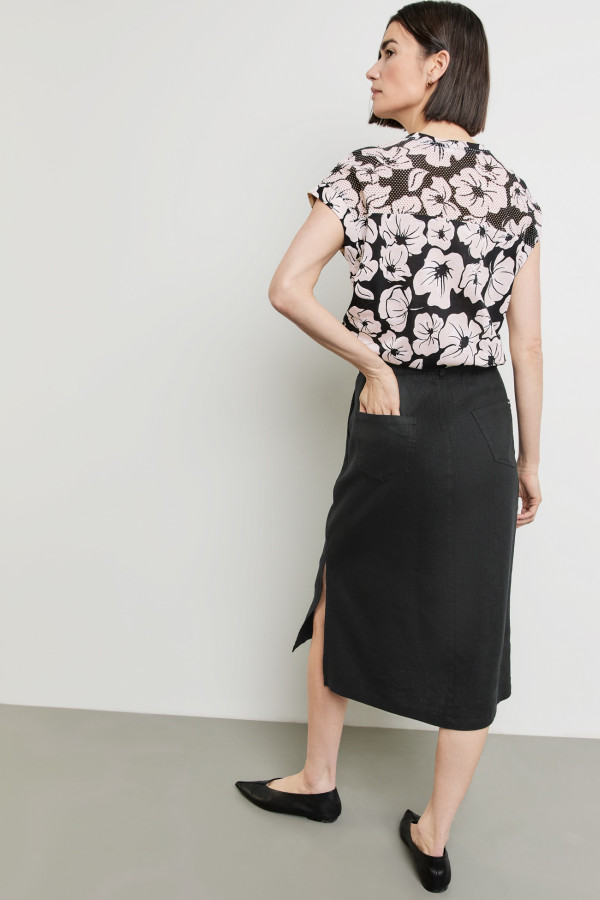 Юбка изо льна