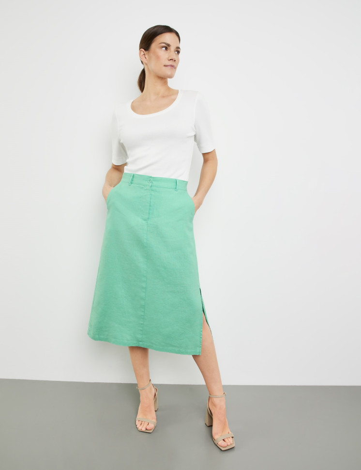 Юбка изо льна