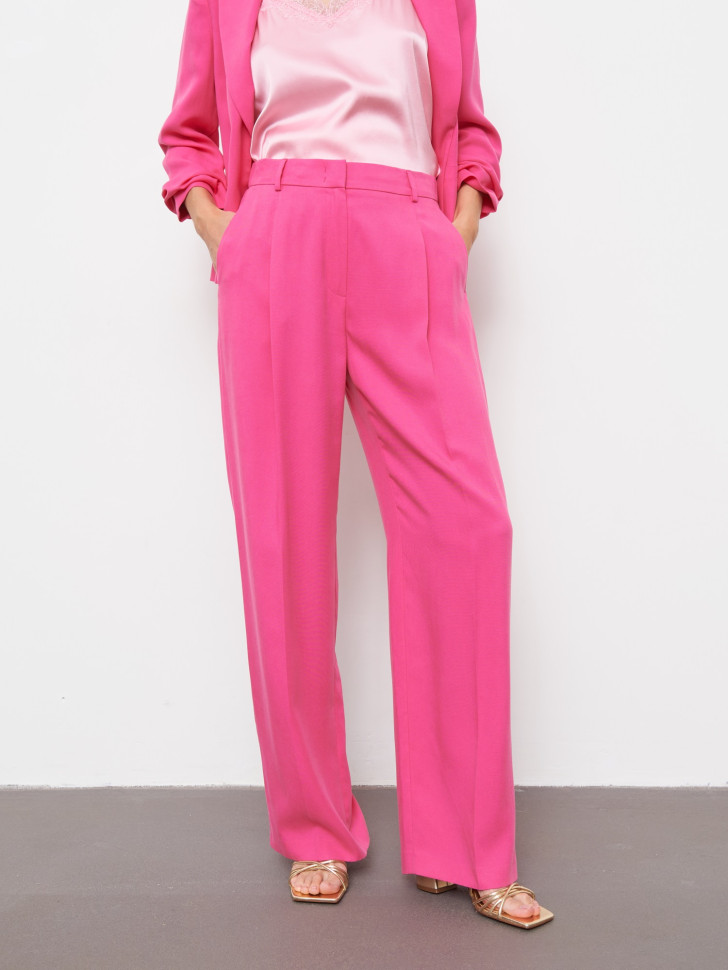 Брюки широкие