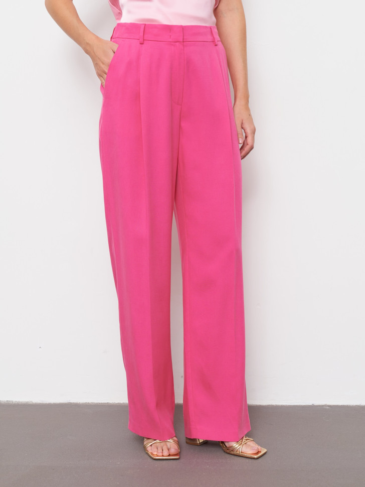 Брюки широкие