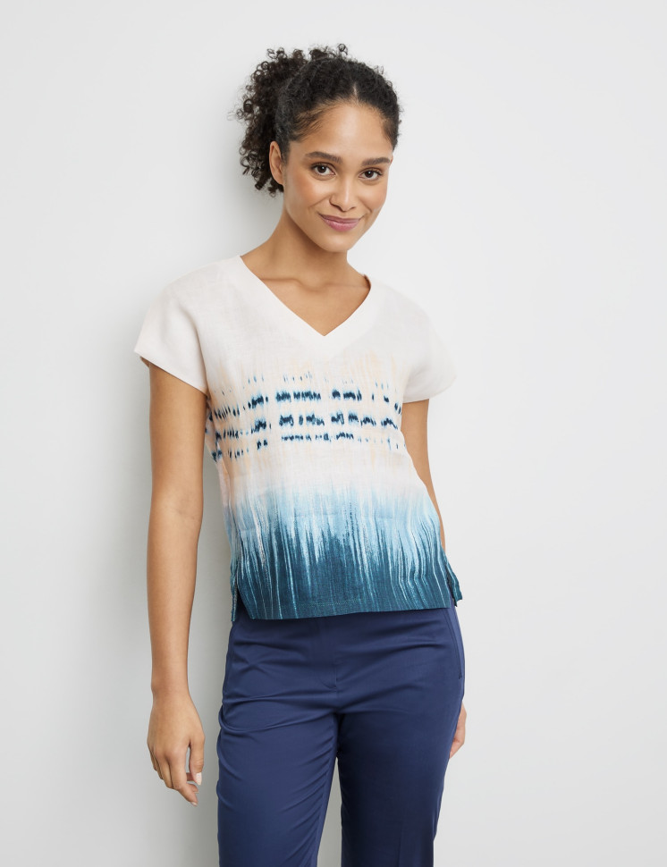 Футболка с принтом тай-дай