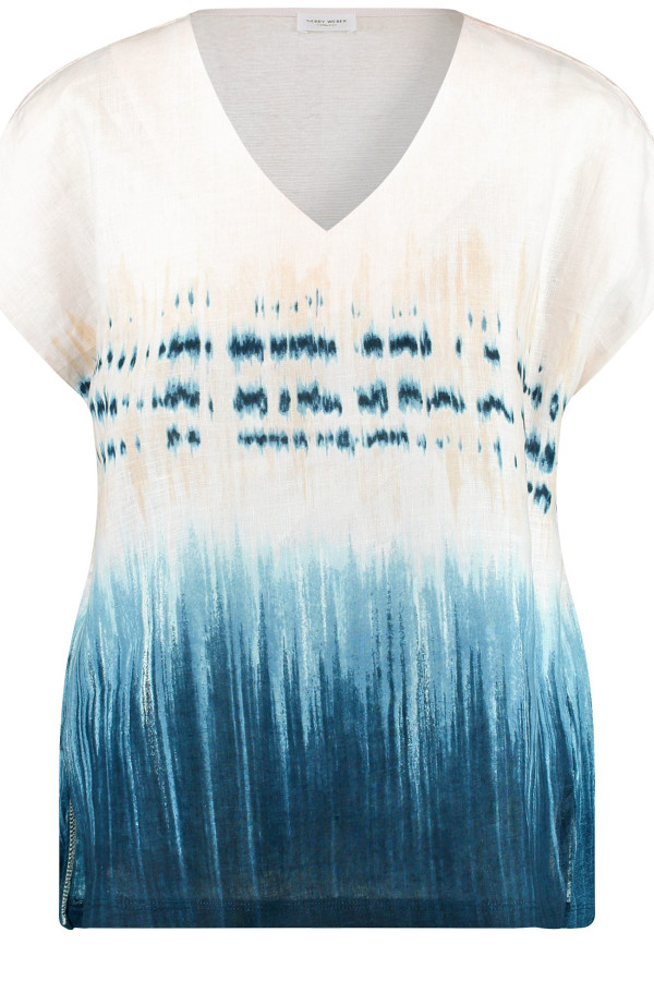 Футболка с принтом тай-дай