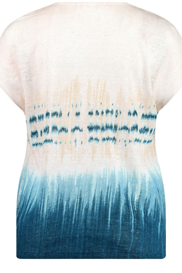 Футболка с принтом тай-дай