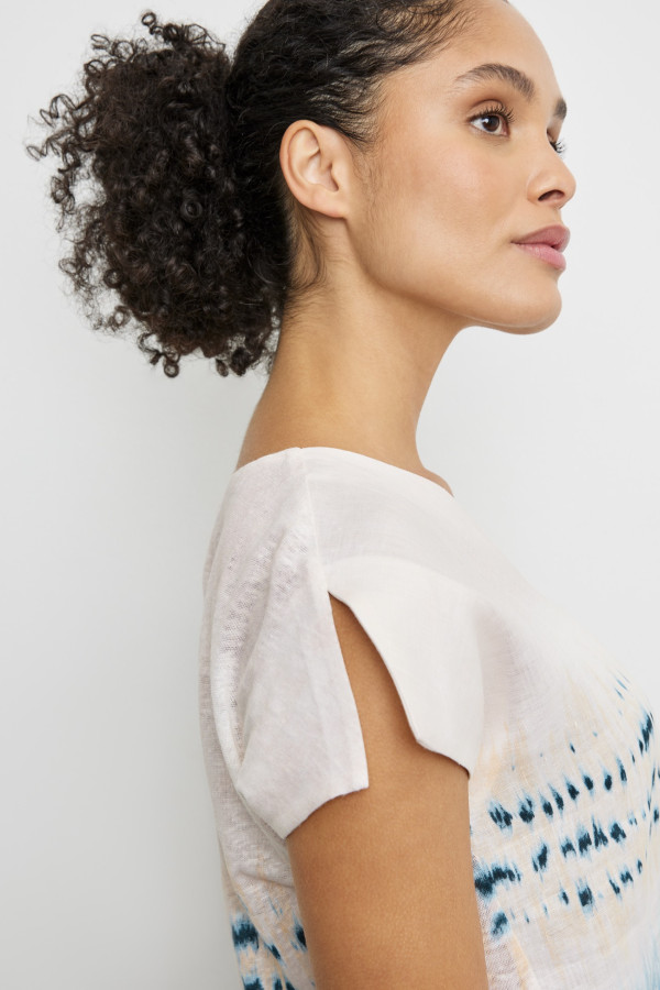 Футболка с принтом тай-дай