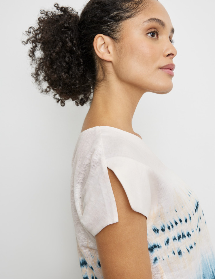 Футболка с принтом тай-дай