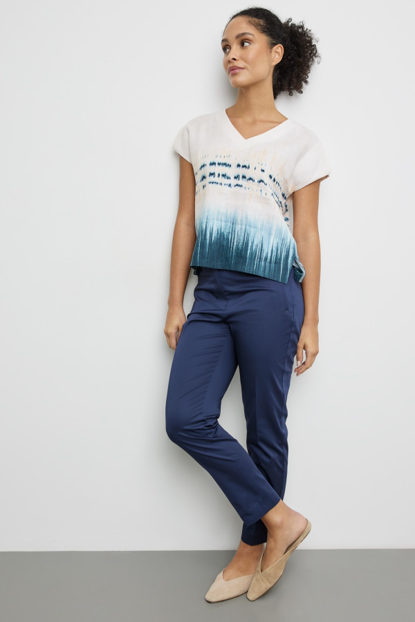 Футболка с принтом тай-дай