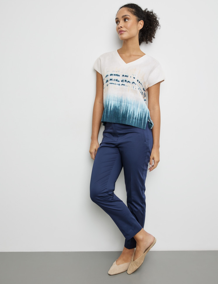 Футболка с принтом тай-дай