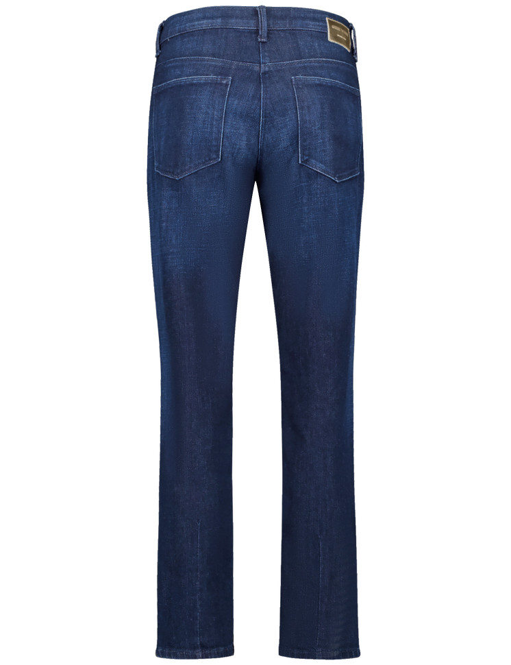 Джинсы с потертостями